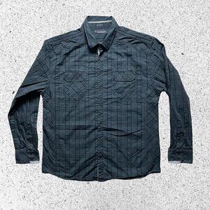 Plaid Button Down Buckle Shirt